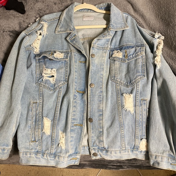 Oversized Blue Windsor Jean Jacket 